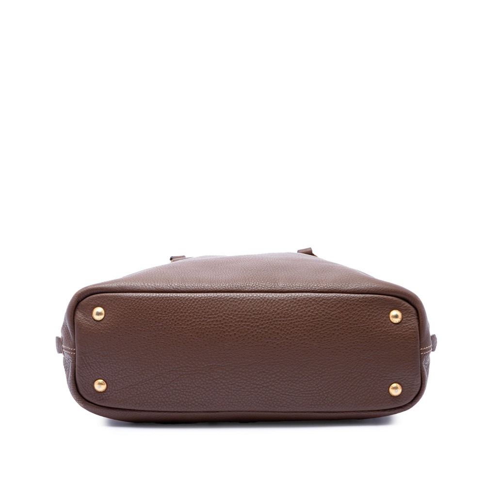 Pre-Loved Prada Vitello Daino Side Zip Shopper Tote - Picture 3 of 6